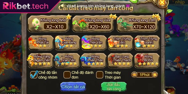 Lợi ích khi tham gia trải nghiệm Dino Hunter Rikbet