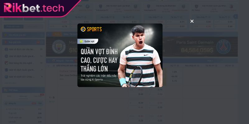Mẹo đặt cược hiệu quả tại sảnh K-sport Rikbet