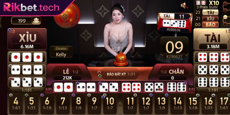 Cửa bộ ba trong Sicbo RIKBET